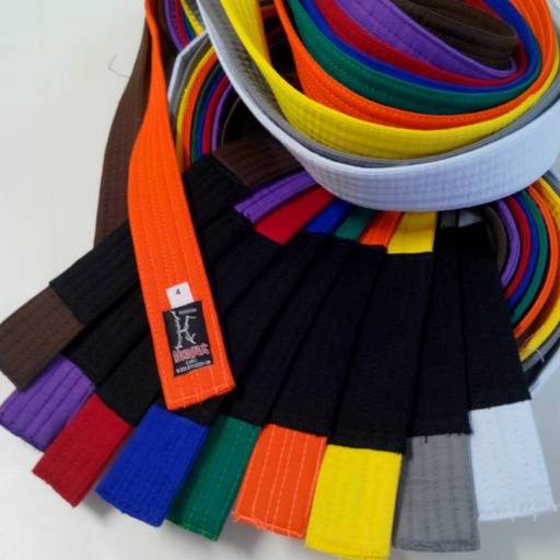 Comprar o produto de Faixas Jiu-Jitsu Iniciante material super resistente disponível todas as cores em Artes Marciais e Boxe pela empresa Kimonos Honra em Foz do Iguaçu, PR por Solutudo