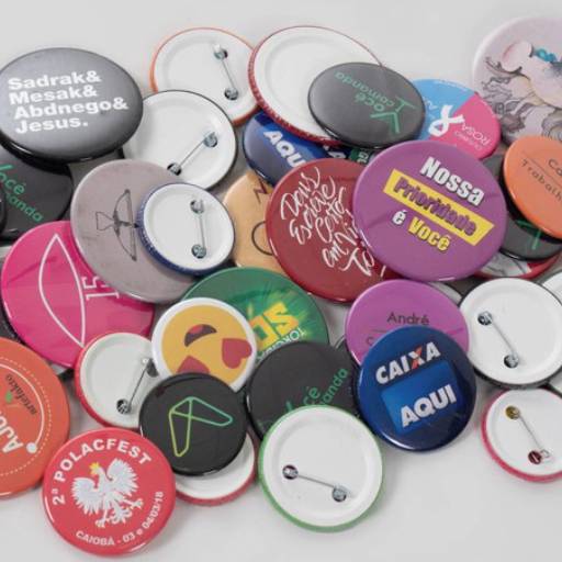 BOTTON REDONDO em São José do Rio Preto, SP por Public Gráfica e Brindes