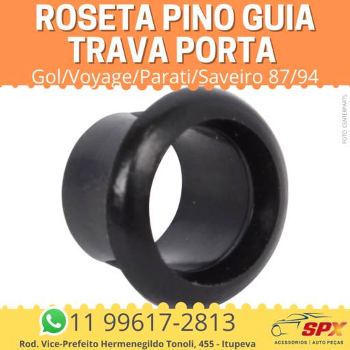 Roseta Pino Guia Trava Porta Gol/Voyage/Parati/Saveiro 87/94 em Itupeva, SP por Spx Acessórios e Autopeças