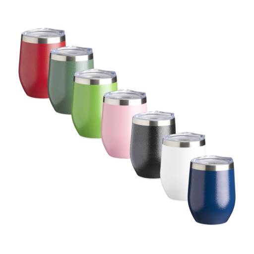 14726T Copo Inox Texturizado Parede Dupla 320ml em São José do Rio Preto, SP por Public Gráfica e Brindes