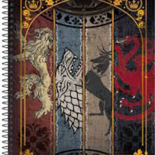 Caderno 10 matérias Game Of Thrones