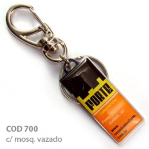 Chav. Chapinha Metálica COD 700 - Chapinha 4,5x2cm em São José do Rio Preto, SP por Public Gráfica e Brindes
