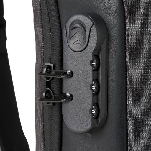 04058 Mochila de Ombro USB Anti-Furto em São José do Rio Preto, SP por Public Gráfica e Brindes