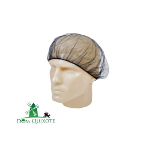Touca descartável de rede preta  em Jundiaí, SP por Dom Quixote Equipamentos de Proteção Individual