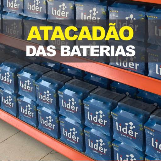 Bateria Líder 45ah Selada com 12 meses de Garantia no Atacadão das Baterias (nova loja)