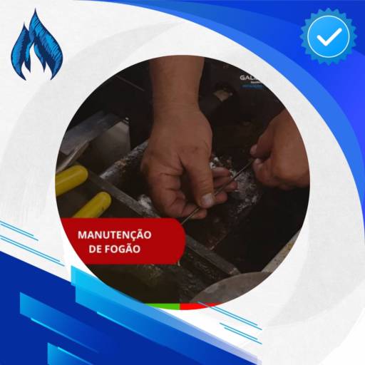 Manutenção de fogão por Galileu Gás 