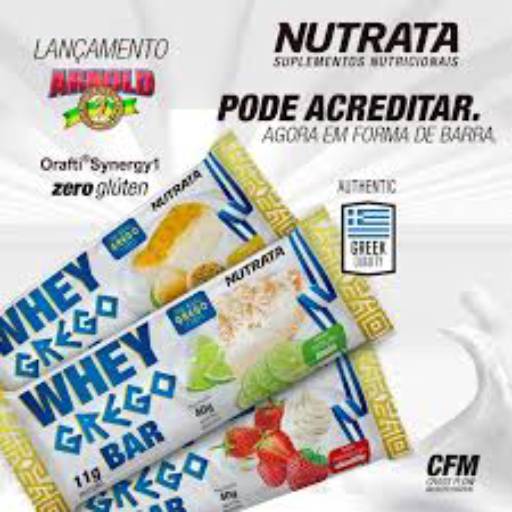 Whey Grego Bar por Center Fit Suplementos 