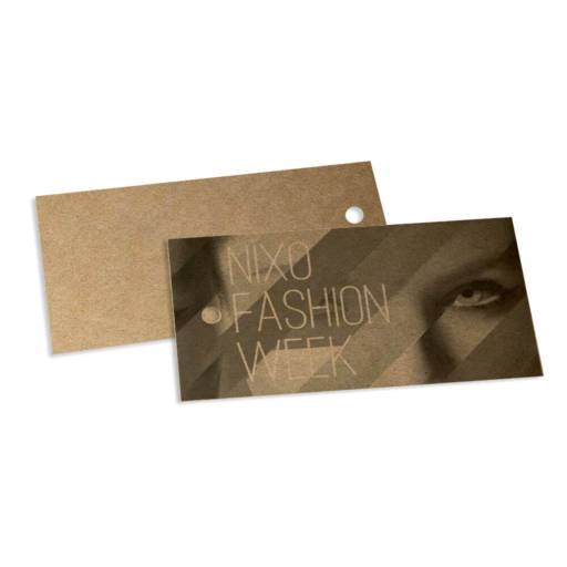 TAG PADRÃO FURO - KRAFT 250G em São José do Rio Preto, SP por Public Gráfica e Brindes