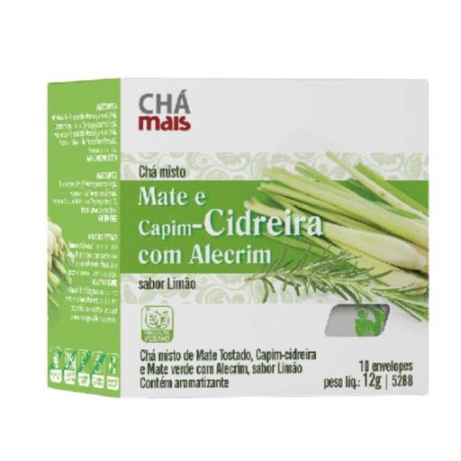 Chá Misto de Capim-Cidreira com Alecrim em Sachês - CháMais