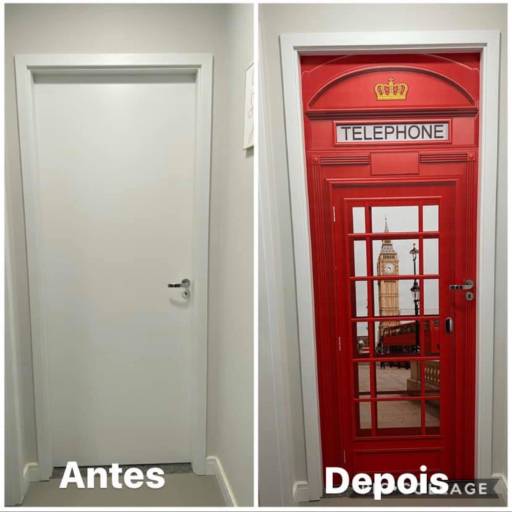 Adesivo para Porta Personalizado em Americana, SP por Refine Decorações