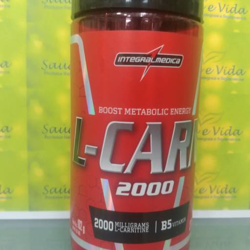 Comprar o produto de L-Carn 2000 Integral Medica 120 Capsu  em A Classificar pela empresa Saúde e Vida em Jundiaí, SP por Solutudo