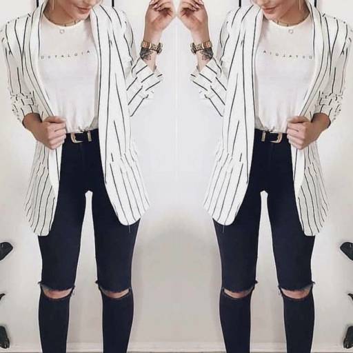 Calça Black Destroyed c/ Tachas (Semelhante a essa Disponível no Tamanho: 44/46) em Bauru, SP por Blessing Store 