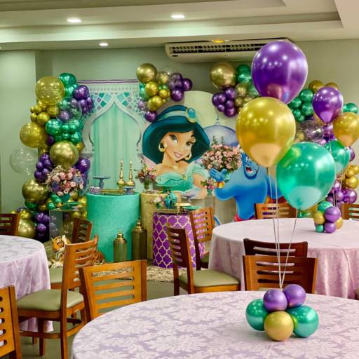 Balões para decoração de festa Jasmine  em Foz do Iguaçu, PR por João Witte Balloon - Balões Personalizados