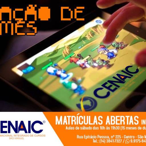 Comprar o produto de Curso de Criação de Games em Outros Serviços pela empresa Cenaic em São Manuel, SP por Solutudo