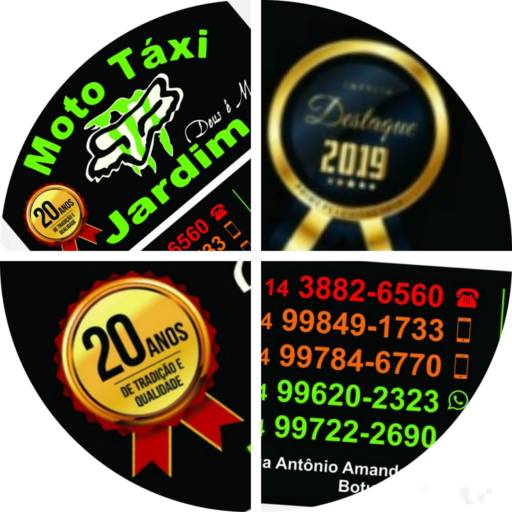 Comprar o produto de Disk Moto Táxi Jardim 24H em Veículos e Transportes pela empresa Disk Moto Táxi Jardim - 24 horas em Botucatu, SP por Solutudo