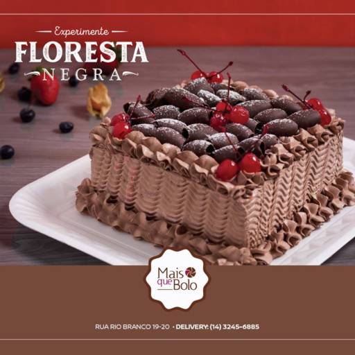Floresta Negra por Mais Que Bolo