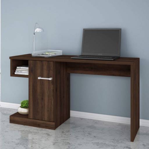 MESA GERMAI IDEALLE PARA COMPUTADOR CAPUCCINO por Móveis Brasil