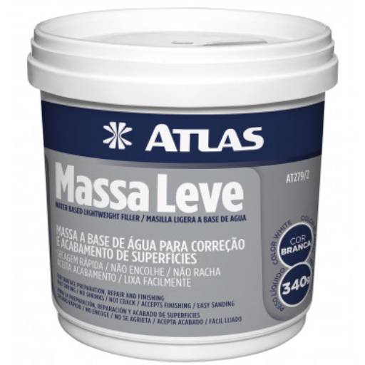 Comprar o produto de MASSA LEVE PARA CORREÇÃO em Atlas pela empresa JC Tintas em Boituva, SP por Solutudo