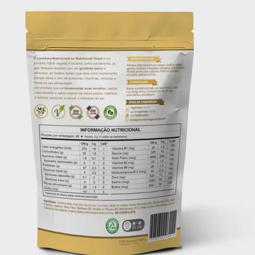 Levedura Nutricional em Pó Natural 200g - VeganWay  em Foz do Iguaçu, PR por Pronapi Produtos Naturais
