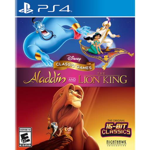 Disney Classic Games: Aladdin and the Lion King - PS4 (usado)