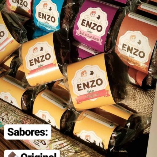 Brownie do Enzo RECHEADO sabor DOCE DE LEITE da mimosa por Brownie do Enzo