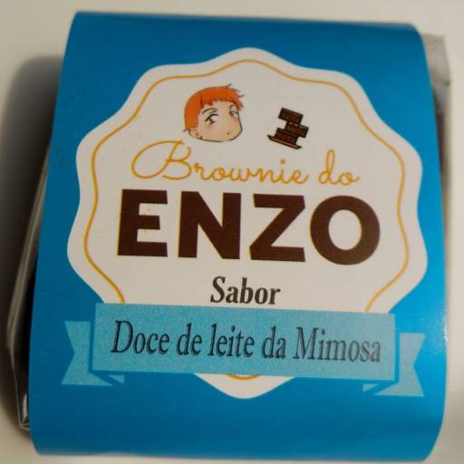 Brownie do Enzo RECHEADO sabor DOCE DE LEITE da mimosa por Brownie do Enzo