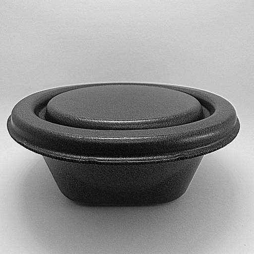 Marmitex Preta De Isopor 1100ml Fundo Quadrado Completa com 50 unid.