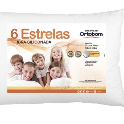 travesseiro 06 estrelas por Colchões Ortobom - JK Vila Portes