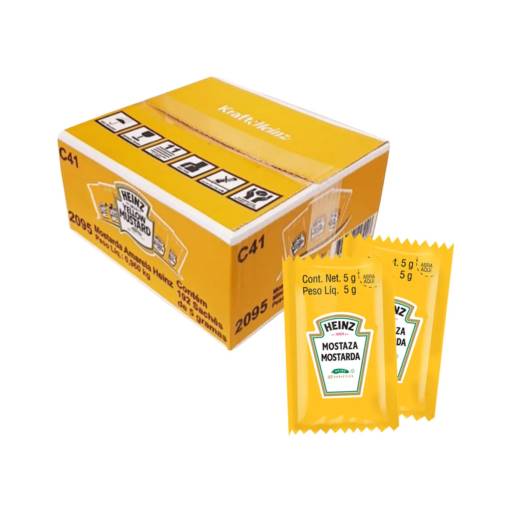 Mostarda sachê Heinz 