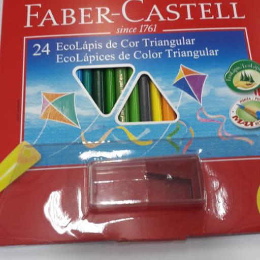 Comprar o produto de Caixa de lapis de cor 24 cores Faber  Castell em A Classificar pela empresa Bazar Baladi em Itatiba, SP por Solutudo