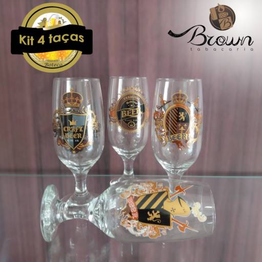 Conjunto 4 taças