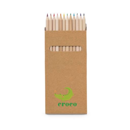 Caixa de cartão com 12 lápis de cor 51746 CROCO. em São José do Rio Preto, SP por Public Gráfica e Brindes