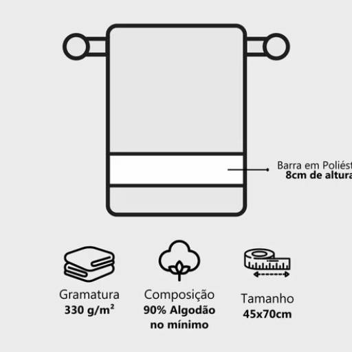 Toalha de Rosto Para Estampa Sublimática 330g/m² - Print New em São José do Rio Preto, SP por Public Gráfica e Brindes