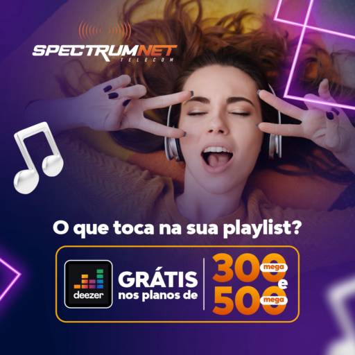 300 OU 500 MEGA + DEEZER GRATIS
