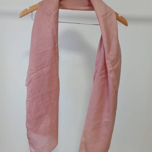 Lenço de seda pura liso