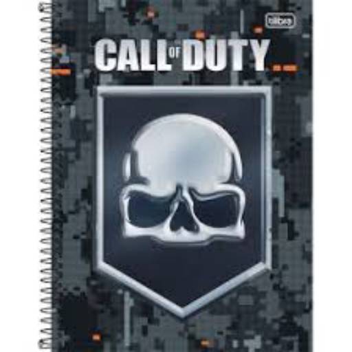 Caderno 10 matérias Call Of Duty por Pintando o 7 Bazar e Papelaria