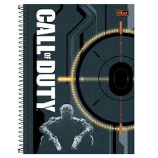 Comprar o produto de Caderno 10 matérias Call Of Duty em Cadernos pela empresa Pintando o 7 Bazar e Papelaria em Boituva, SP por Solutudo