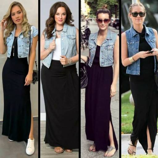 Colete Jeans Bordado c/ Pérola (Semelhante Disponível no Tamanho: 44) em Bauru, SP por Blessing Store 