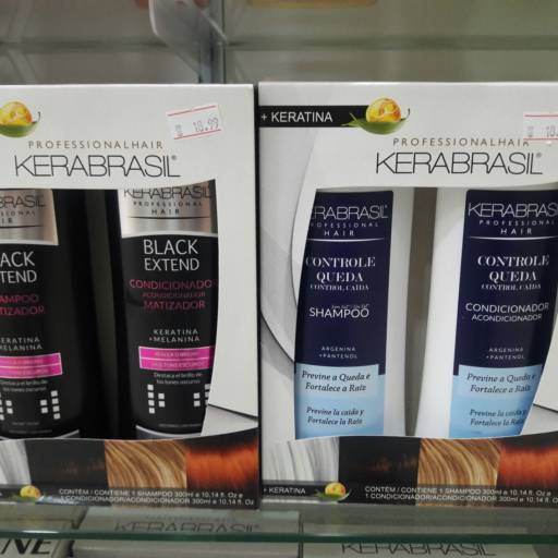 Comprar o produto de kit shampoo e condicionador  300ml kera Brasil em A Classificar pela empresa Farmácia Preço Justo - Shopping Catuai Palladium em Foz do Iguaçu, PR por Solutudo