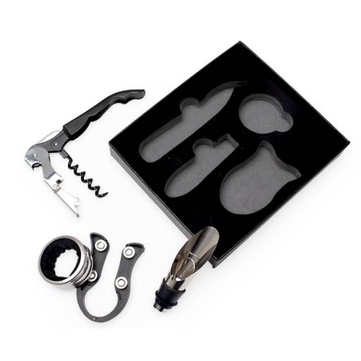 14969 Kit Vinho 4 Peças em São José do Rio Preto, SP por Public Gráfica e Brindes