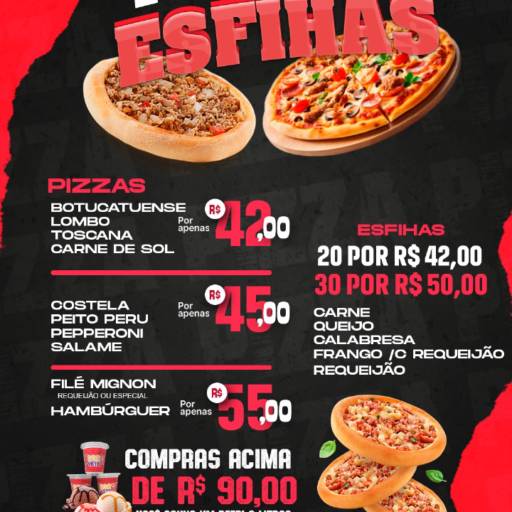 Comprar o produto de Pizza do dia  em A Classificar pela empresa Pizzaria e Esfihas Explosão  em Botucatu, SP por Solutudo