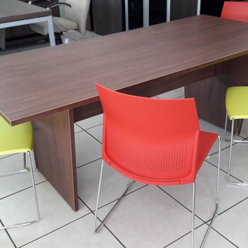 Mesa Reunião e Cadeiras Conect por Rozinelli Móveis para Escritório