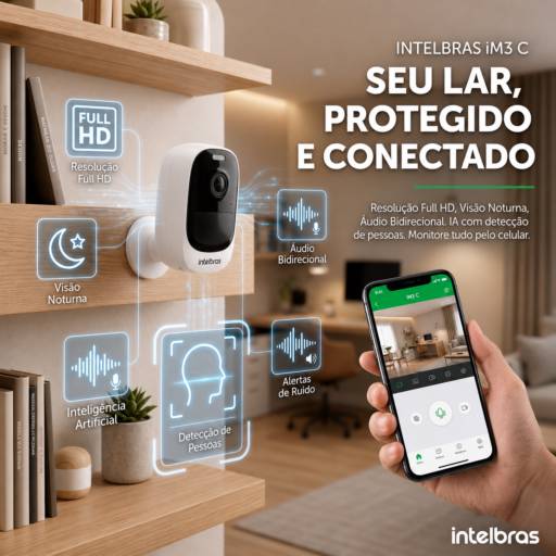 Câmera Wi-Fi Intelbras em Santarém para Segurança
