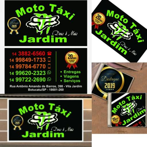 Transporte de Passageiros, Viagens e Encomendas por Disk Moto Táxi Jardim - 24 horas
