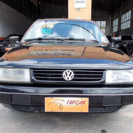 SANTANA 1.8 i - 1996 - PRETO - 4 PORTAS + DIR HIDR + VIDR ELETR + TRAVAS ELETR por Top Car Veículos