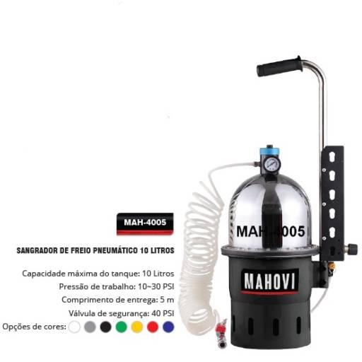 Sangrador de Freio Pneumático - 10 Litros