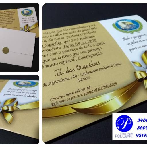 Convites Personalizados  em Americana, SP por Poligraph Impressos