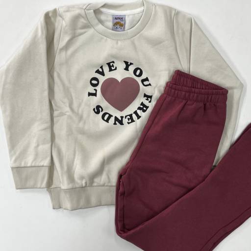 Conjunto moletom Nina Child