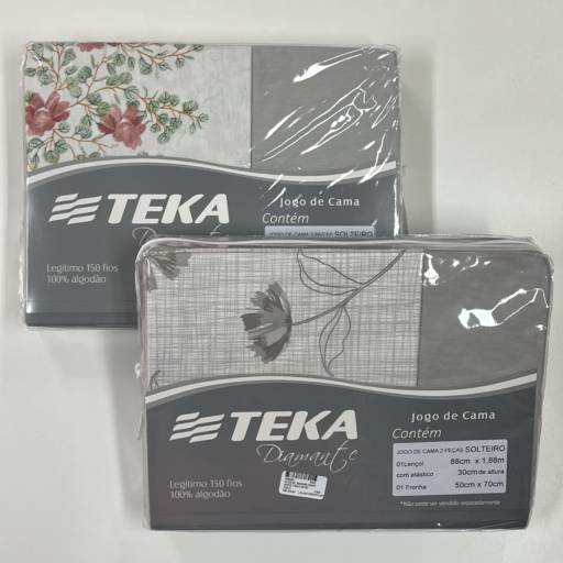 Jogo de cama solteiro Teka em Uberlândia, MG por Lojas Dom Flavittos