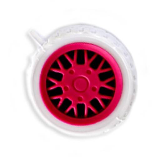 Chaveiros Plásticos 906 - Chaveiro Rodinha Branca em São José do Rio Preto, SP por Public Gráfica e Brindes